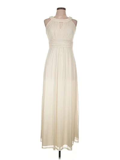 Pre-owned En Focus Studio Cocktail Dress In Ivory