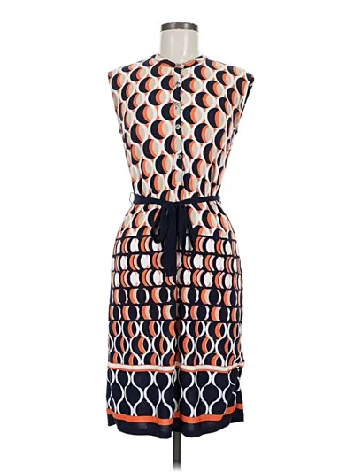 Pre-owned En Focus Studio Cocktail Dress In Orange