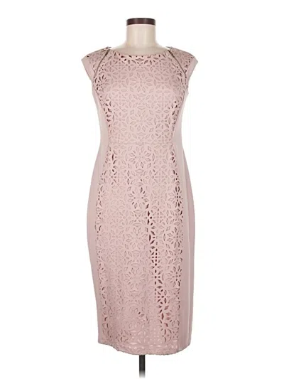 Pre-owned En Focus Studio Cocktail Dress In Pink
