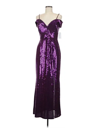 En Focus Studio Cocktail Dress In Purple