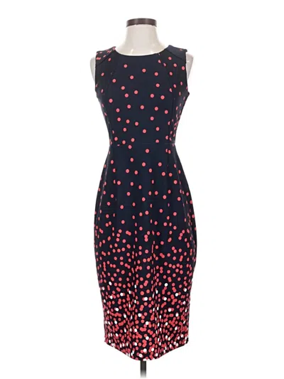 Pre-owned En Focus Studio Cocktail Dress In Red