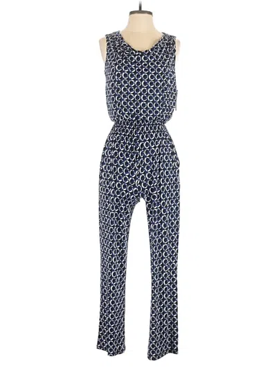 Pre-owned En Focus Studio Jumpsuit In Blue