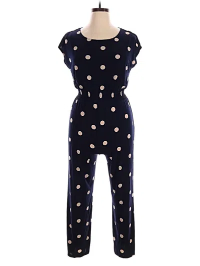 Pre-owned En Focus Studio Jumpsuit In Blue