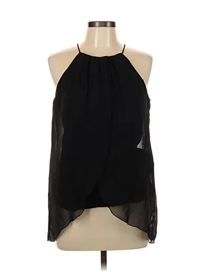 Pre-owned En Focus Studio Sleeveless Blouse In Black