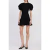 En Saison Aaliyah Denim Minidress In Black