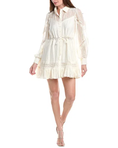 En Saison Alannah Mini Dress In Neutral