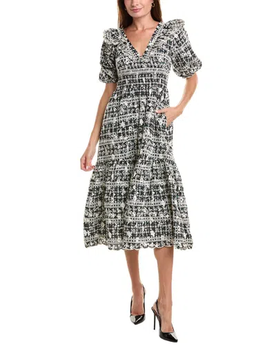 En Saison Alessandra Midi Dress In Blue
