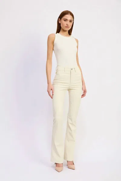 En Saison Alitzel Flare Pant In Ivory In Neutral