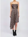 En Saison Ambretta Midi Dress In Black In Black