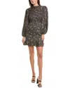 En Saison Ambretta Mini Dress In Black