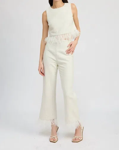 En Saison Arden Top In White