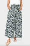 En Saison Arielle Pant In Forest Navy In Multi