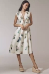 En Saison Ashley Sleeveless Midi Dress In Multicolor