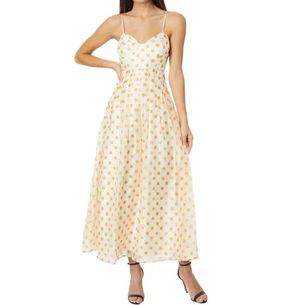 EN SAISON AVA MIDI DRESS IN GOLD