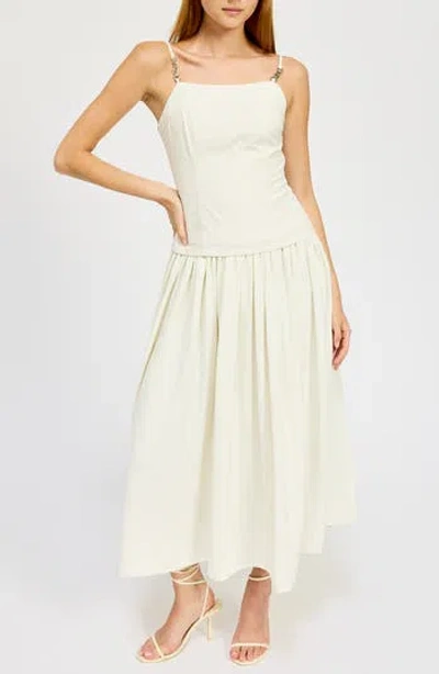 EN SAISON EN SAISON BARRETT BIT STRAP DETAIL MAXI DRESS