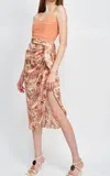 En Saison Beach House Dress In Dusty Pink In Pink