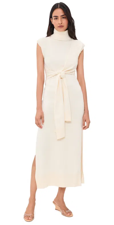 En Saison Bernadette Midi Dress Ivory