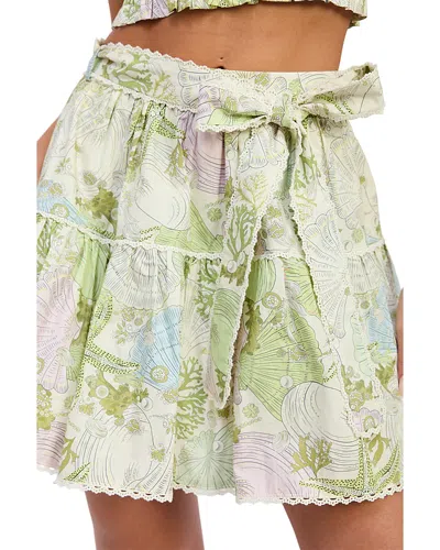 En Saison Blair Mini Skirt In Green