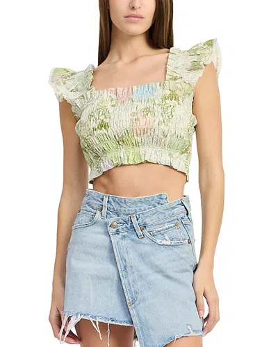 En Saison Blair Top In Green