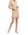 En Saison Blaise Mini Skirt In Taupe In Grey