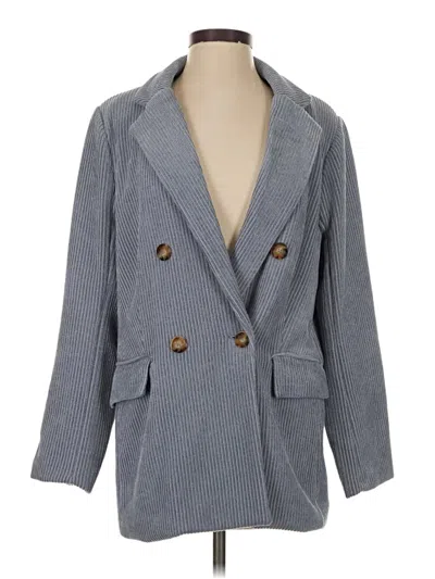 Pre-owned En Saison Blazer Jacket In Blue