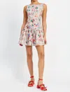 En Saison Nayeli Printed Mini Dress In Multi