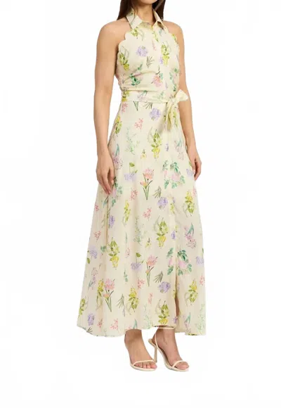 EN SAISON BOWEN SLEEVELESS MAXI DRESS IN YELLOW