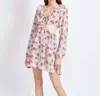 En Saison Brenna Mini Dress In Purple