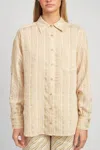 En Saison Brubeck Top In Peach Taupe In Multi