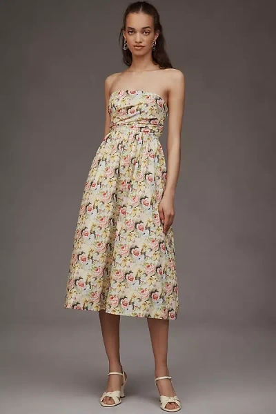 En Saison Cairo Strapless Midi Dress