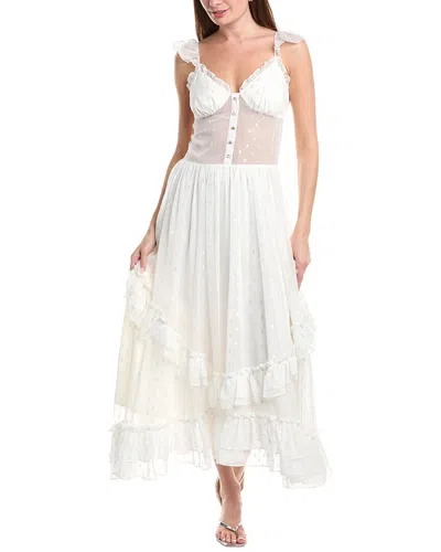 En Saison Camile Tiered Maxi Dress In White