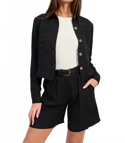 En Saison Cara Jacket In Black