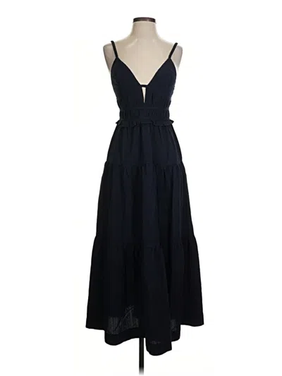 Pre-owned En Saison Casual Dress In Black