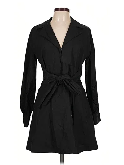 Pre-owned En Saison Casual Dress In Black