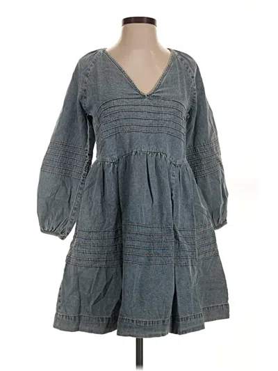 Pre-owned En Saison Casual Dress In Gray