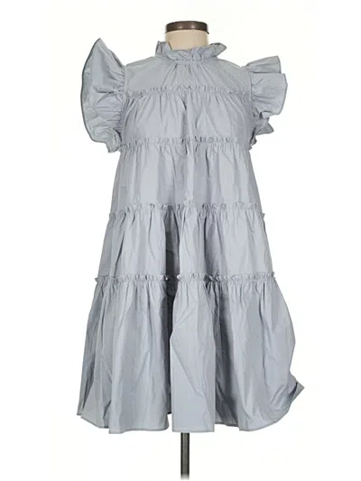 Pre-owned En Saison Casual Dress In Gray