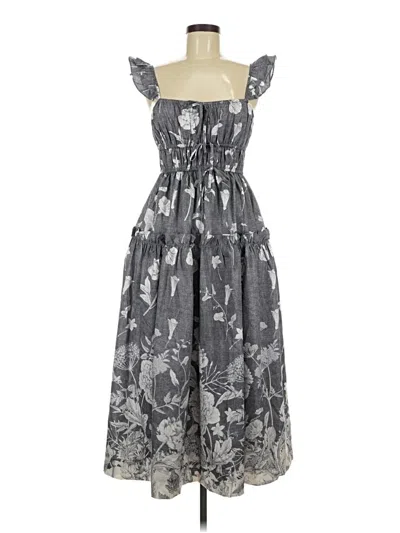 Pre-owned En Saison Casual Dress In Gray