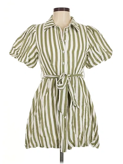 Pre-owned En Saison Casual Dress In Green