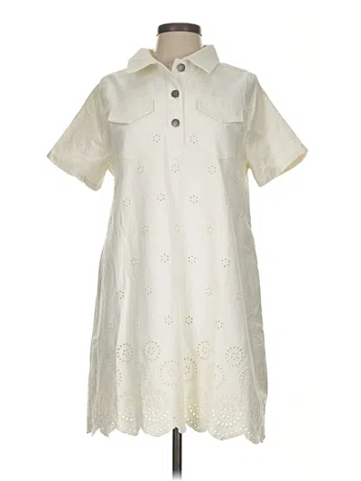 Pre-owned En Saison Casual Dress In Ivory