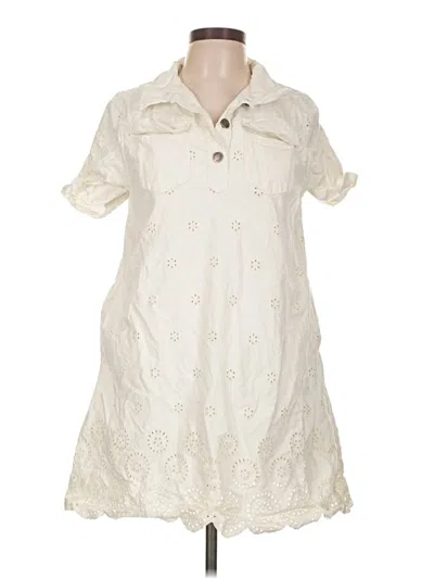 Pre-owned En Saison Casual Dress In Ivory