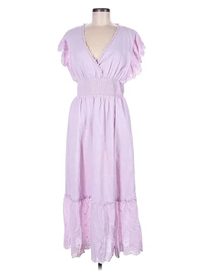 Pre-owned En Saison Casual Dress In Purple