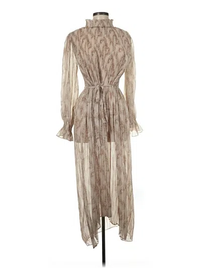 Pre-owned En Saison Casual Dress In Tan