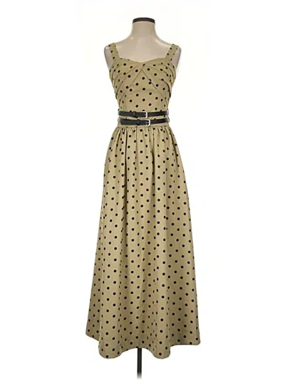 Pre-owned En Saison Casual Dress In Tan