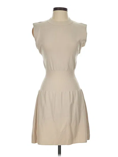 Pre-owned En Saison Casual Dress In Tan