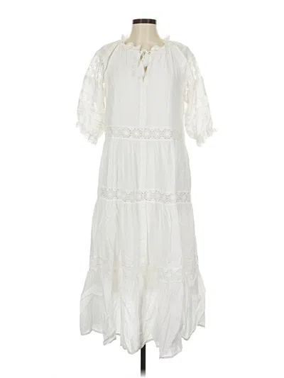 Pre-owned En Saison Casual Dress In White