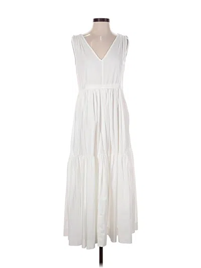 Pre-owned En Saison Casual Dress In White