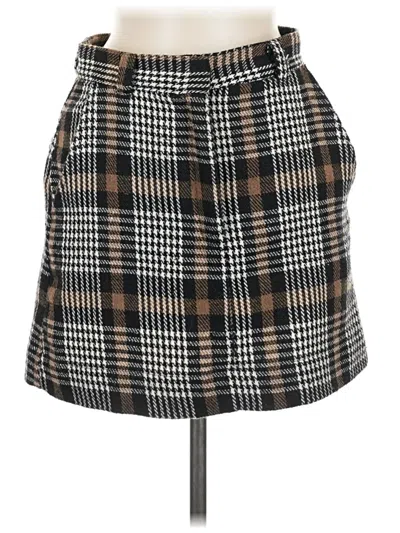 Pre-owned En Saison Casual Skirt In Brown