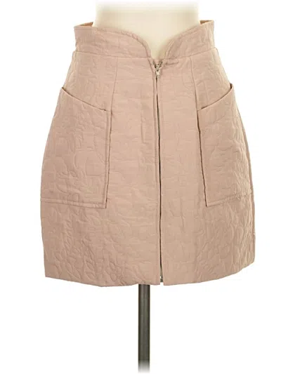 Pre-owned En Saison Casual Skirt In Pink