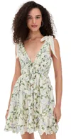 En Saison Charleston Mini Dress Natural Indigo In Gray