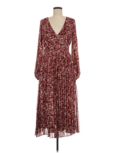 Pre-owned En Saison Cocktail Dress In Burgundy